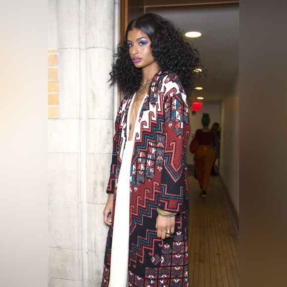 Mara Hoffman Knit Sweater Coat Size Small - Picture 3 of 12